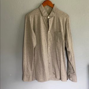 State and Liberty button down, with collar stays